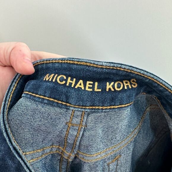 Michael Kors Dark Wash Skinny Jeans Women's Size 10 - Picture 7 of 11